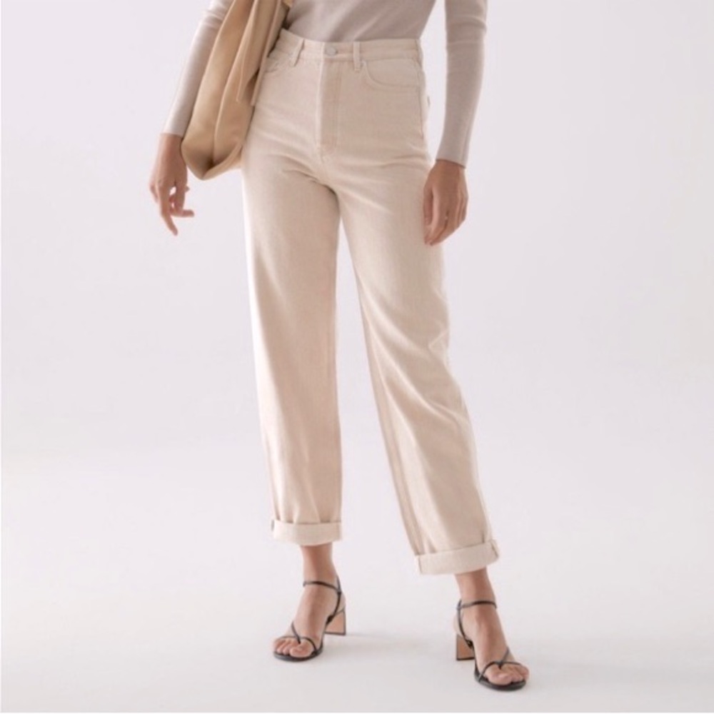 Cos Tapered Leg High Rise Ankle Length Jeans Gem